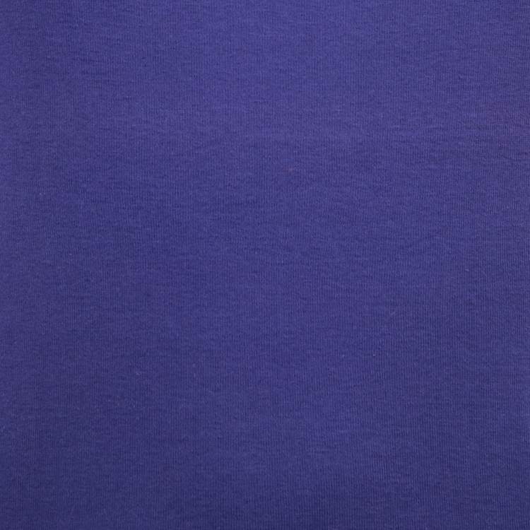 Pre Owned Dolce & Gabbana Purple Cotton Tank Top M