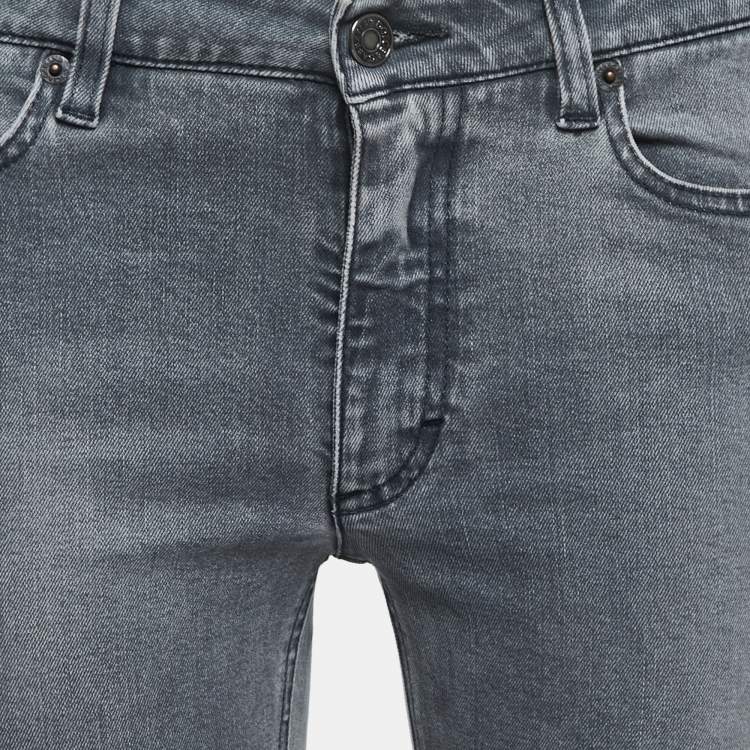 Pre Owned Dolce & Gabbana Grey Denim Slimmy Jeans M Waist 28"