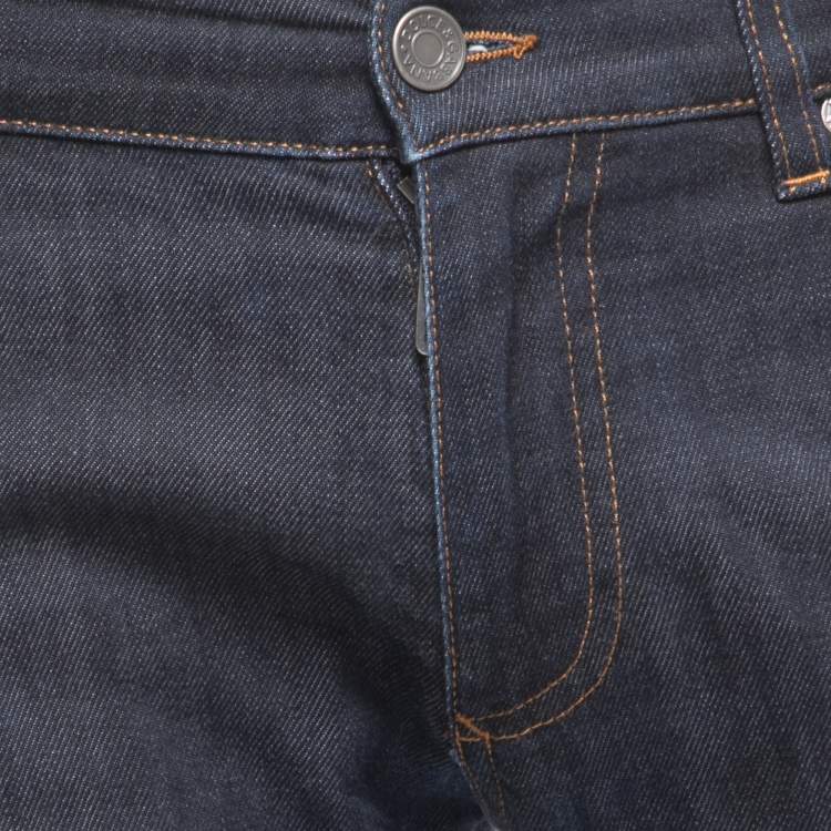 Pre Owned Dolce & Gabbana Dark Blue Denim Stretch Jeans M Waist 32"