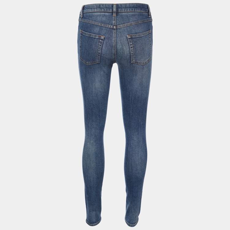 Pre Owned Dolce & Gabbana Blue Denim Pretty Fit Jeans S