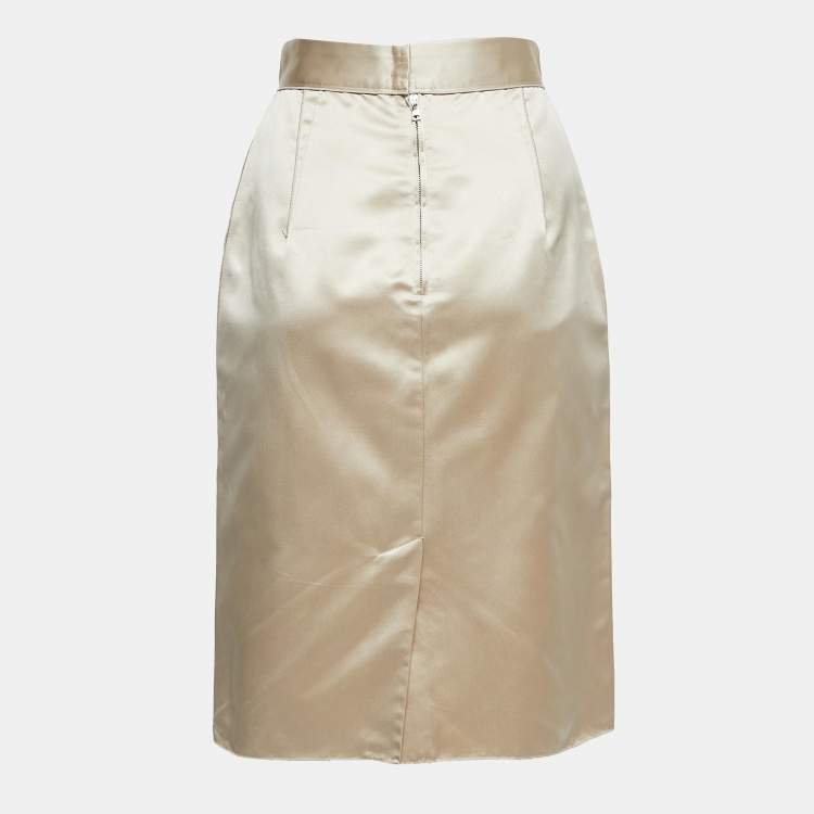 Beige skirt outlet xs