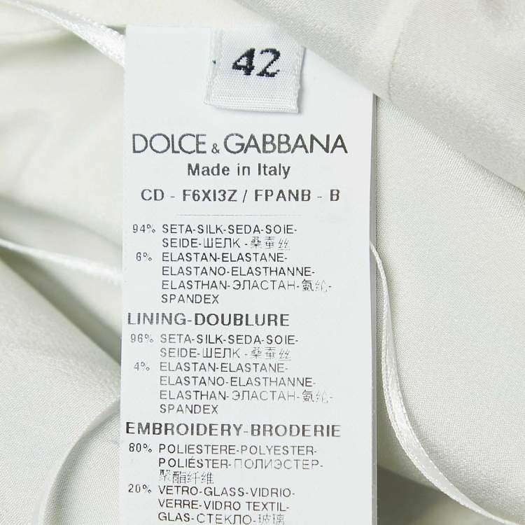 مملوكة مسبقًا Dolce & Gabbana Multicolor Sorrento Print Silk Midi Dress M