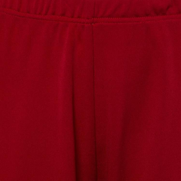 Pre Owned Dolce & Gabbana Red Knit Cropped Leggings L
