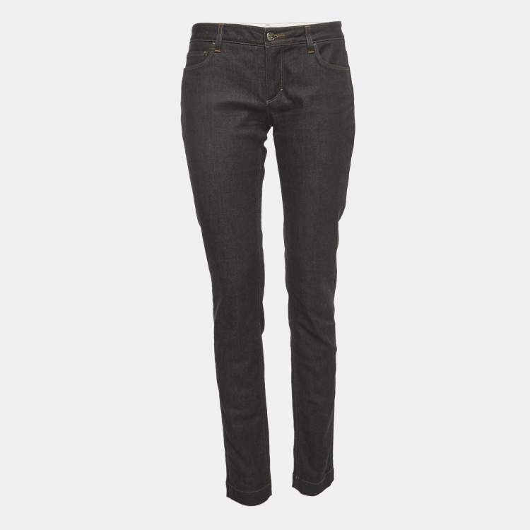 Pre Owned Dolce & Gabbana Dark Blue Denim Skinny Jeans M Waist 30"