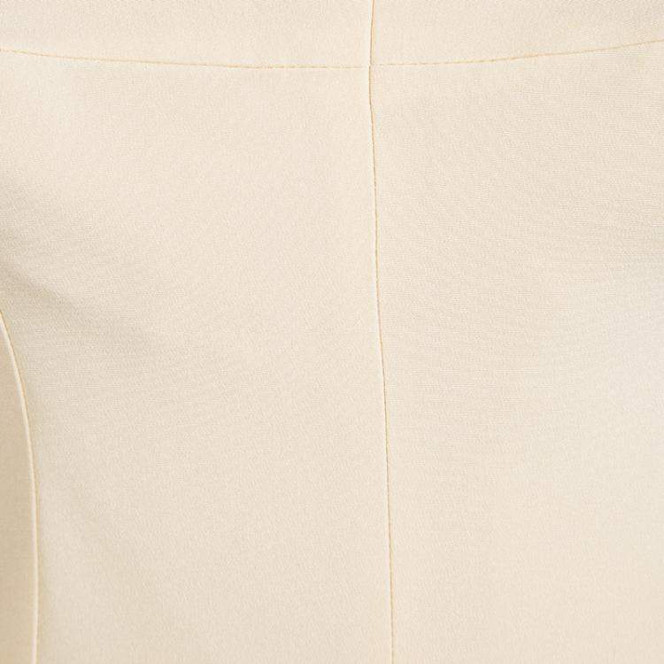 Pre Owned Dolce & Gabbana Beige Sleeveless Top M