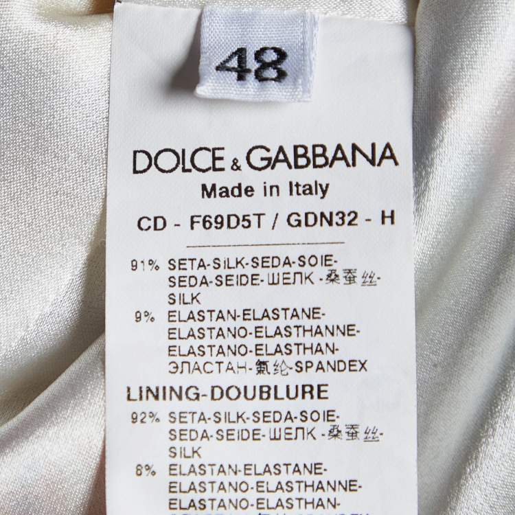 مملوكة مسبقًا Dolce & Gabbana Multicolor Queen Print Silk Kimono Dress l