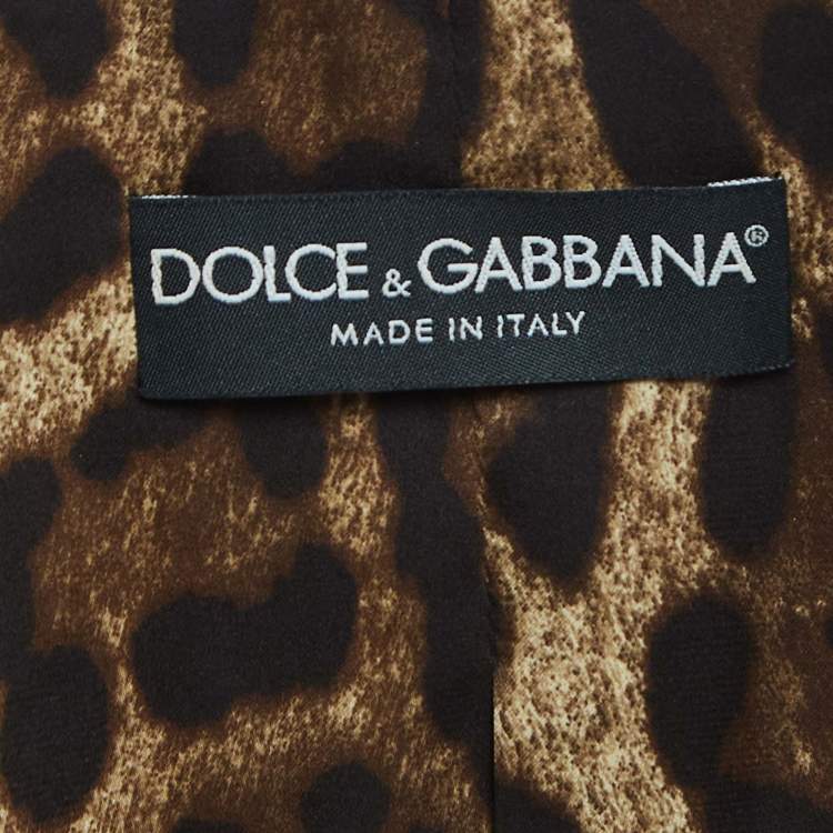 Pre Owned Dolce & Gabbana Black Gabardine Single Breasted Blazer S