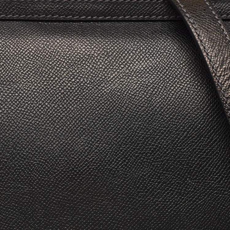 Pre Owned Dolce & Gabbana Black Leather Large Miss Sicily Top Handle Bag