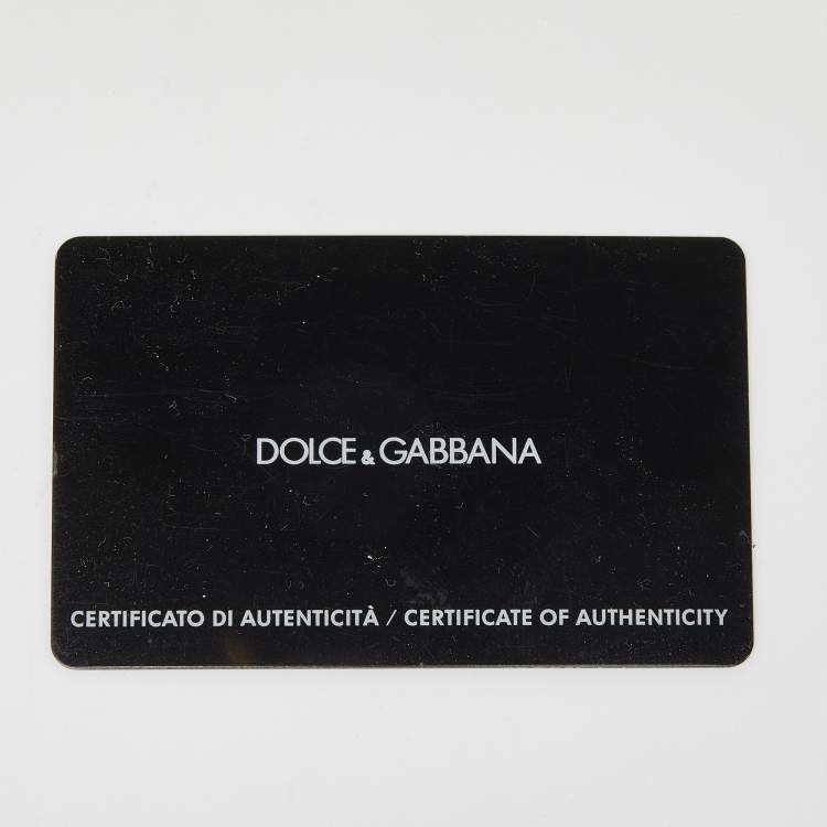 Pre Owned Dolce & Gabbana Grey Leather Padlock Top Handle Bag