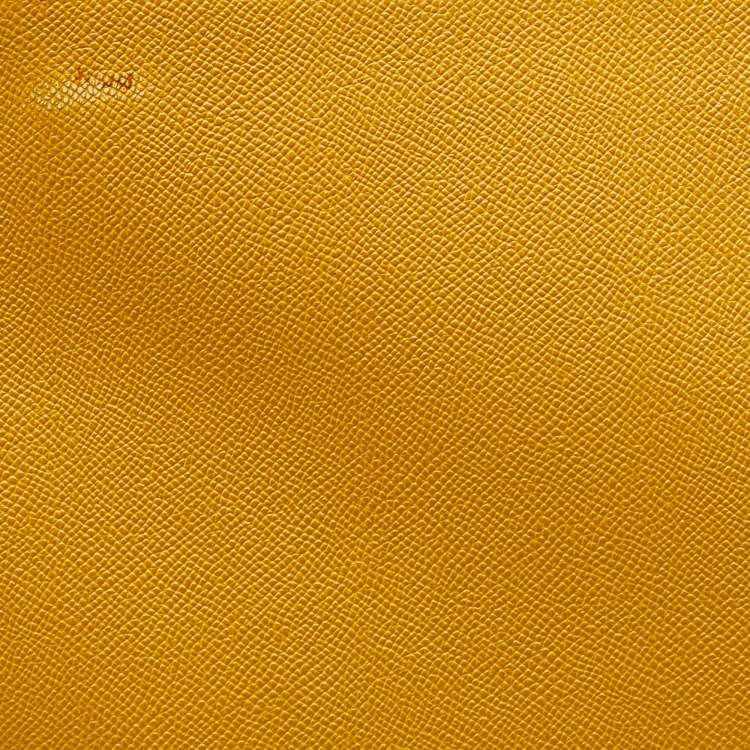 Pre Owned Dolce & Gabbana Yellow Leather Large Sicily Tote