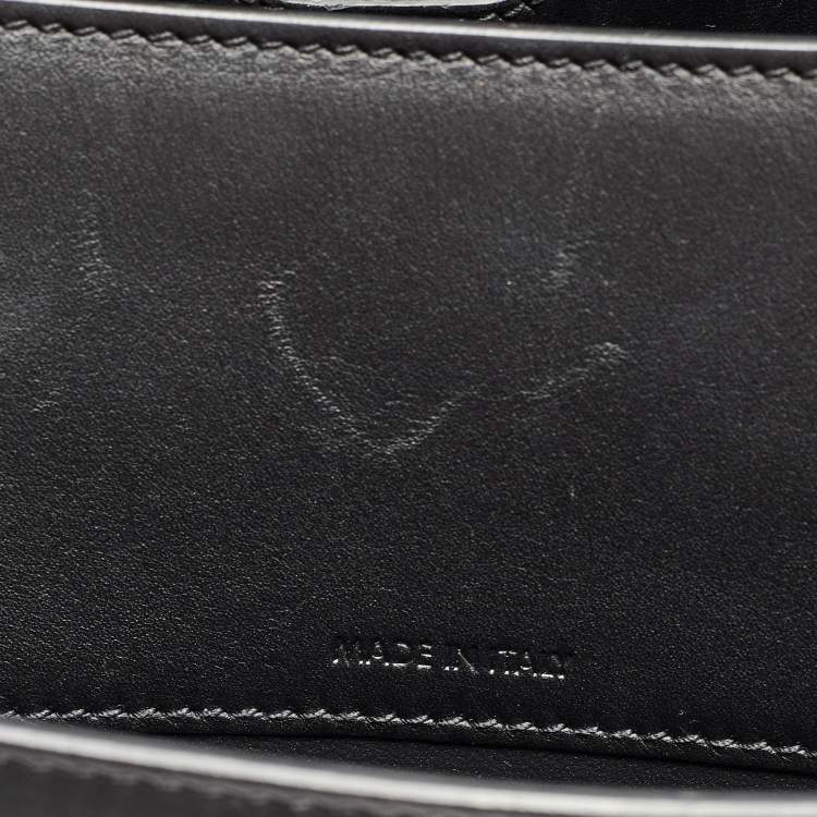 Pre Owned Dolce & Gabbana Black Leather Large Miss Sicily 58 Top Handle Bag