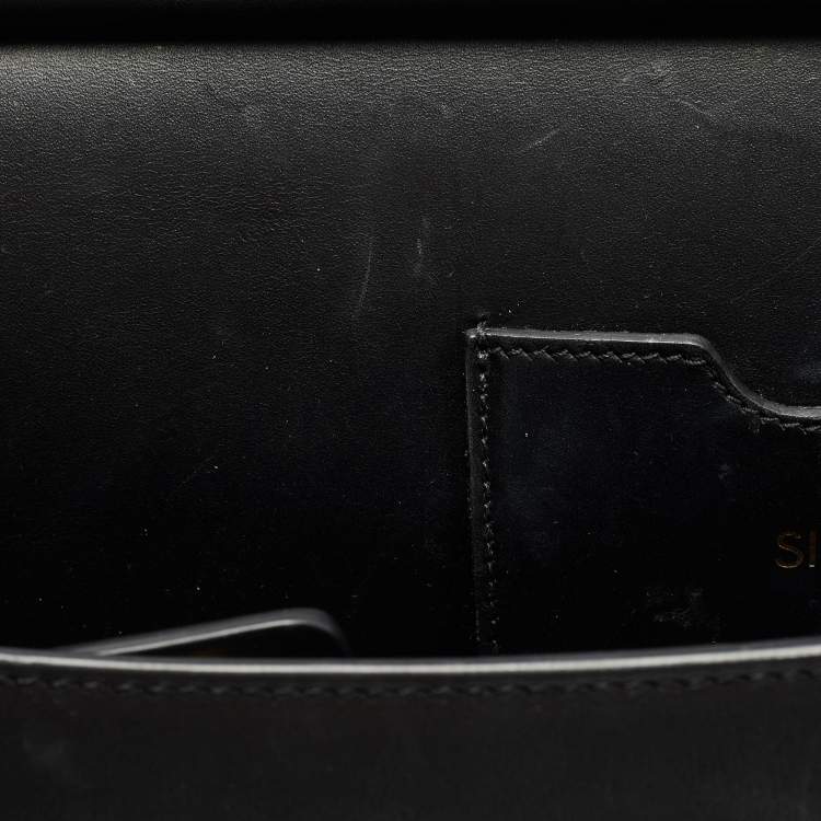 Pre Owned Dolce & Gabbana Black Leather Large Miss Sicily 58 Top Handle Bag