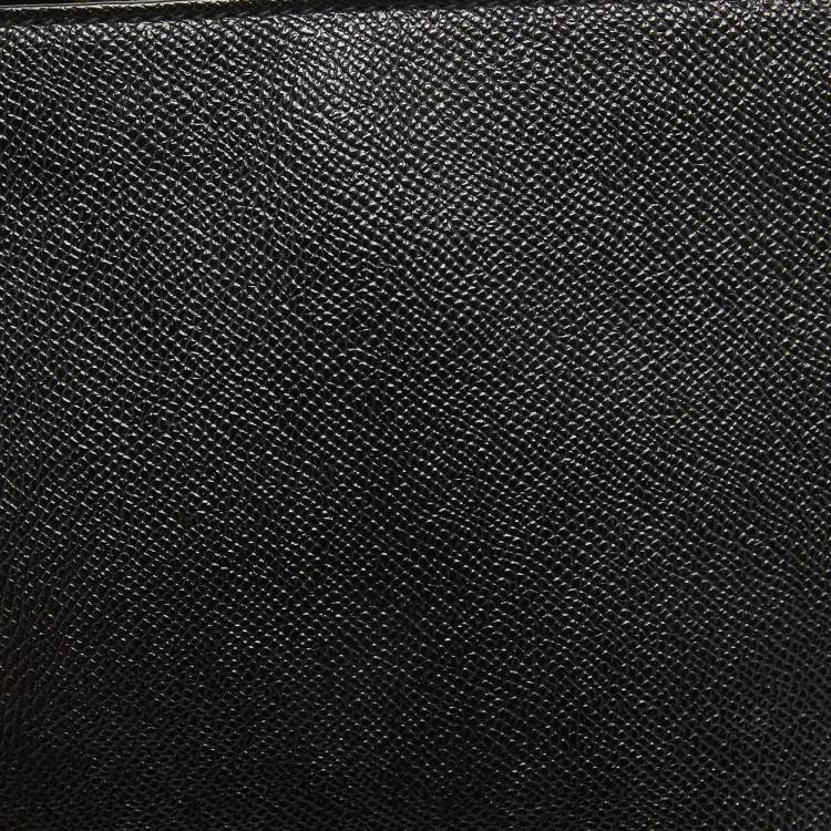 Pre Owned Dolce & Gabbana Black Leather Miss Sicily Shopper Tote