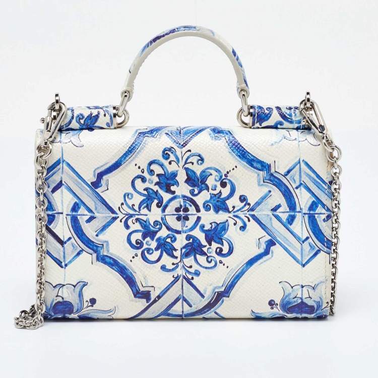 Pre Owned Dolce & Gabbana Multicolor Leather Miss Sicily Von Wallet On Chain