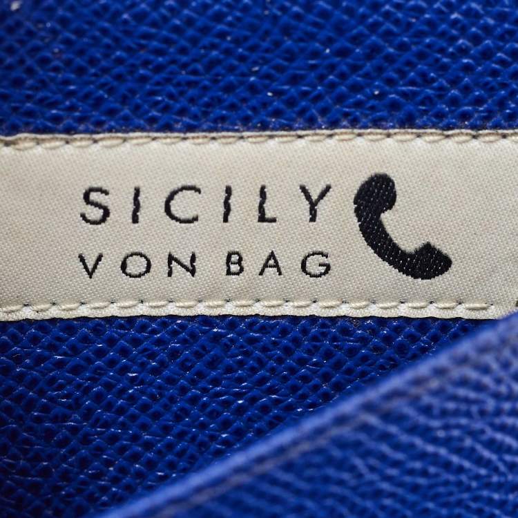 Pre Owned Dolce & Gabbana Multicolor Leather Miss Sicily Von Wallet On Chain