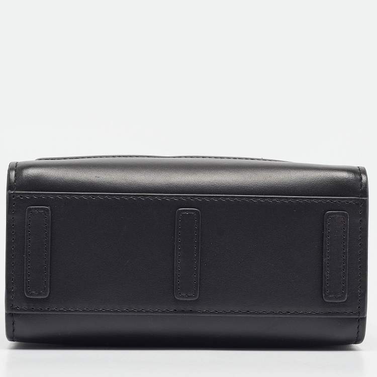 Pre Owned Dolce & Gabbana Black Leather Mini DG Daily Tote