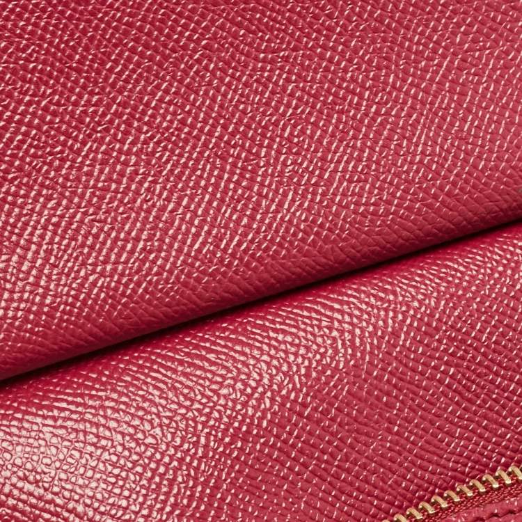 مملوكة مسبقًا Dolce & Gabbana Fuchsia Leather Medium Miss Sicily Top Handle Bag