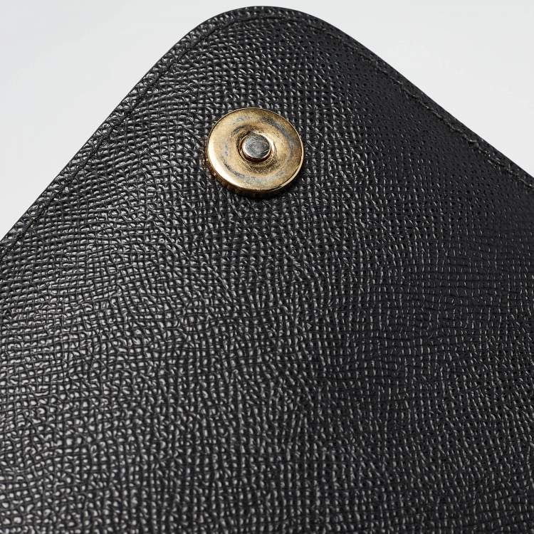 Pre Owned Dolce & Gabbana Black Leather Large Miss Sicily Top Handle Bag