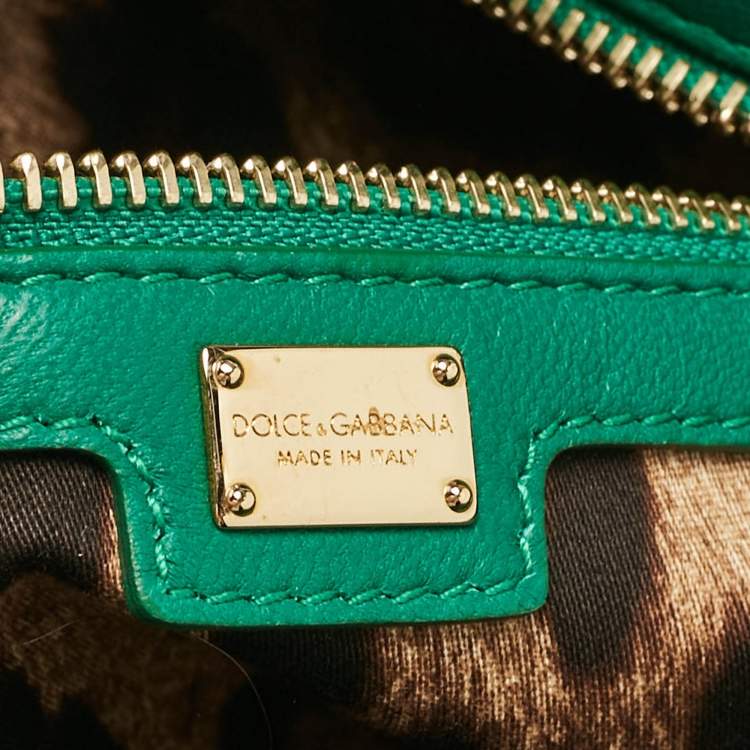 مملوكة مسبقًا Dolce & Gabbana Green Quilted Leather Miss Kate Shoulder Bag