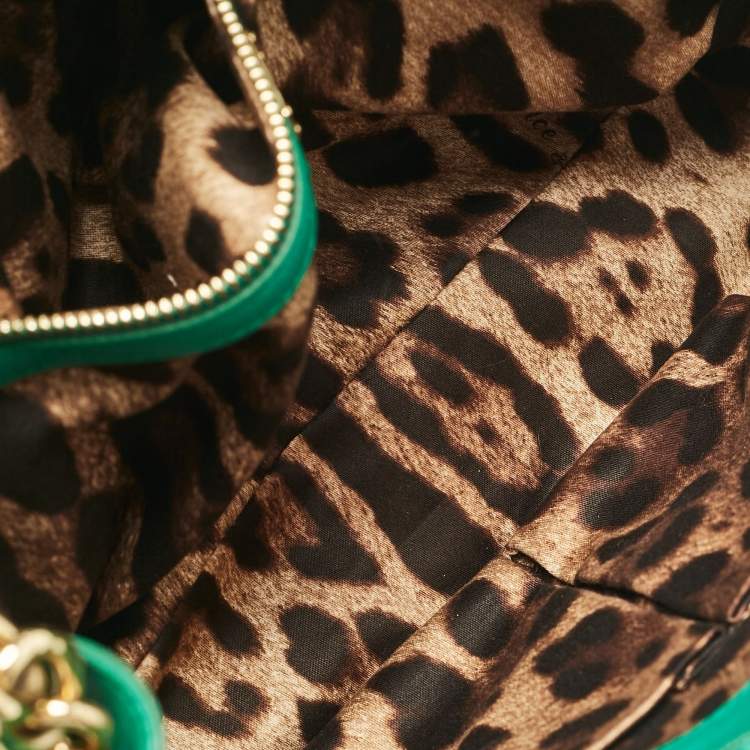 مملوكة مسبقًا Dolce & Gabbana Green Quilted Leather Miss Kate Shoulder Bag