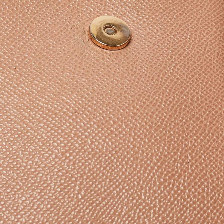 Pre Owned Dolce & Gabbana Beige Leather Small Miss Sicily Top Handle Bag