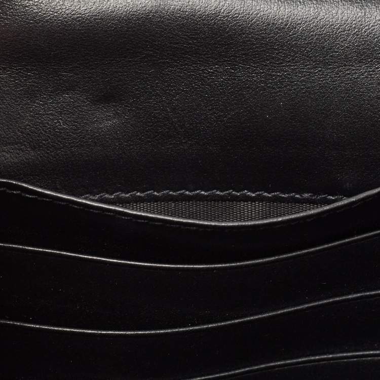 Pre Owned Dolce & Gabbana Black Boom Patch Chain Shoulder Bag