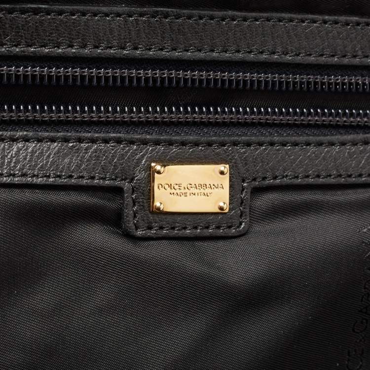 Pre Owned Dolce & Gabbana Brown Leopard Print Coated Canvas Trolley Luggage