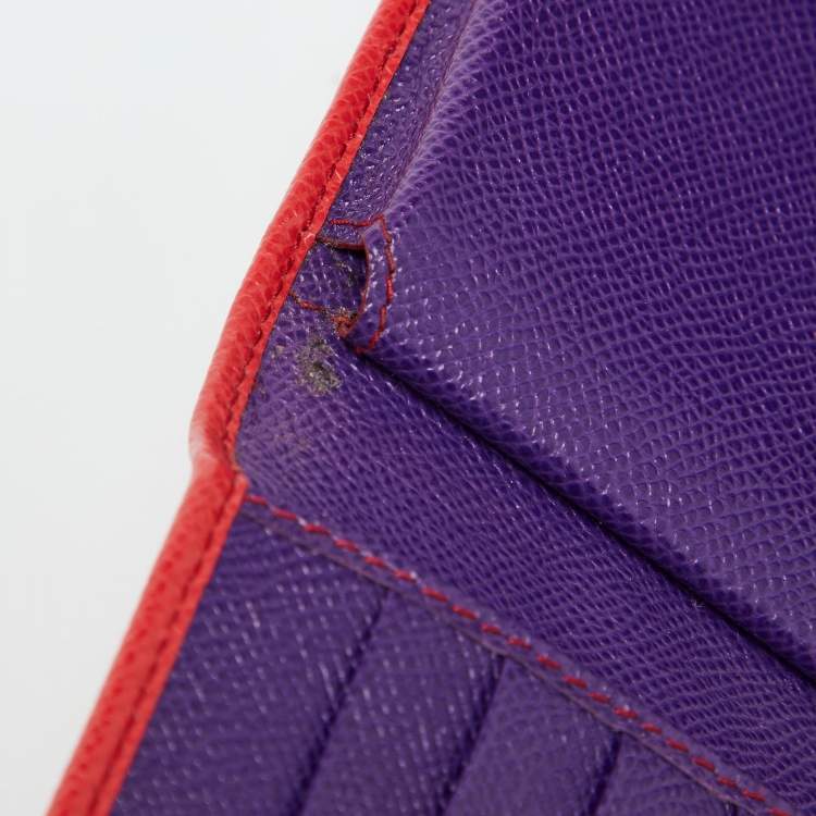 Pre Owned Dolce & Gabbana Multicolor Leather Miss Sicily Von Wallet On Chain