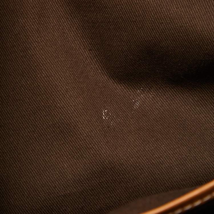 مملوكة مسبقًا Dolce & Gabbana Brown/Black Leopard Coated Canvas and Leather Logo Satchel