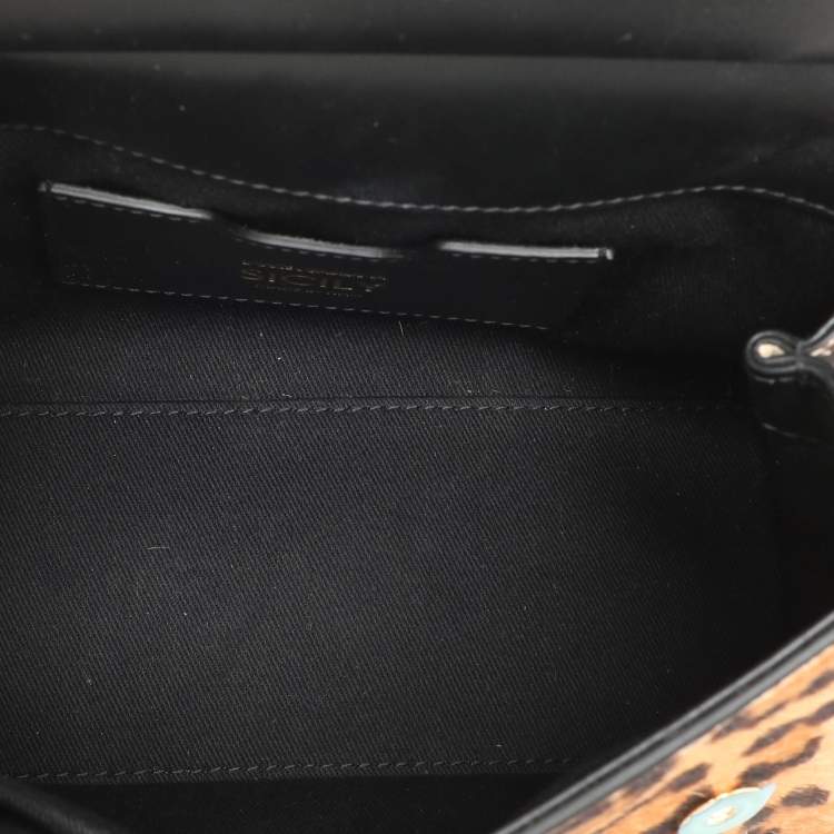 Pre Owned Dolce & Gabbana Beige/Black Calf Hair and Leather Miss Sicily Top Handle Bag