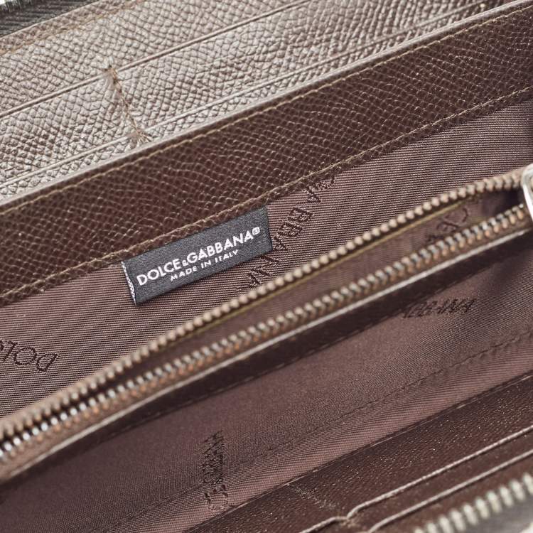Pre Owned Dolce & Gabbana Multicolor Leather Continental Wallet