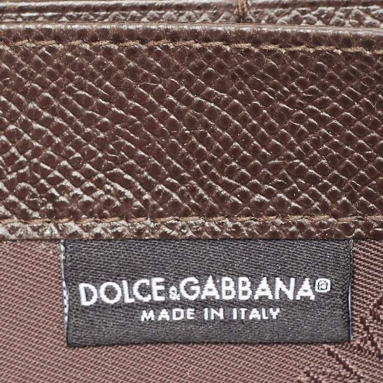 Pre Owned Dolce & Gabbana Multicolor Leather Continental Wallet
