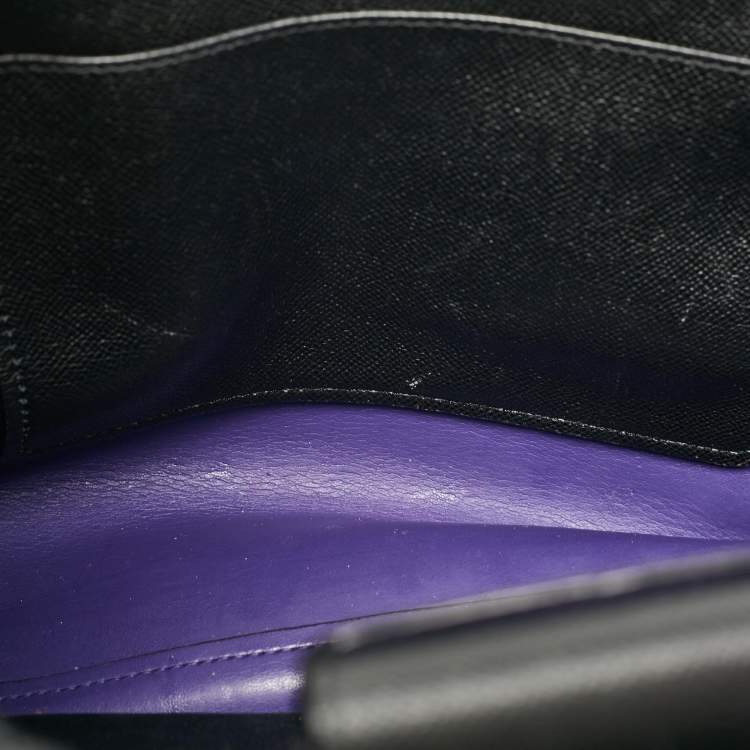 Pre Owned Dolce & Gabbana Black Leather Beatrice Tote