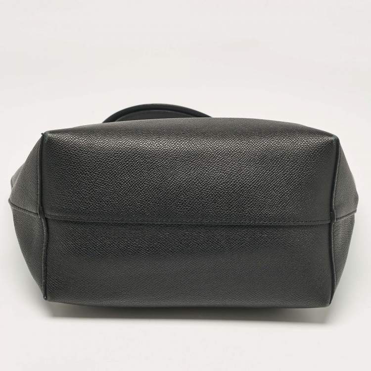 Pre Owned Dolce & Gabbana Black Leather Beatrice Tote