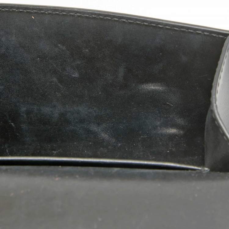 Pre Owned Dolce & Gabbana Black Leather Devotion Belt Bag