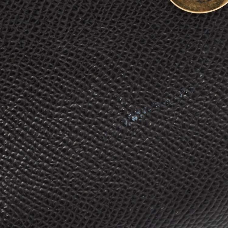 Pre Owned Dolce & Gabbana Black Leather Medium Studded Miss Sicily Top Handle Bag