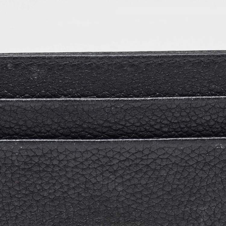 Pre Owned Dolce & Gabbana Black Leather Card Case