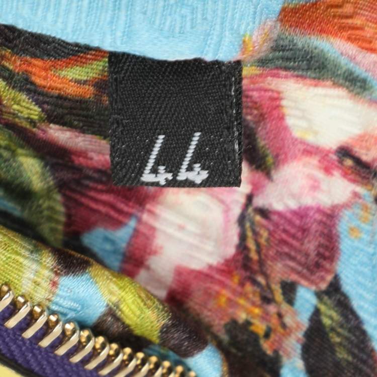 Pre Owned Dolce & Gabbana Multicolor Python and Leather Limited Edition Medium Miss Sicily Top Handle Bag