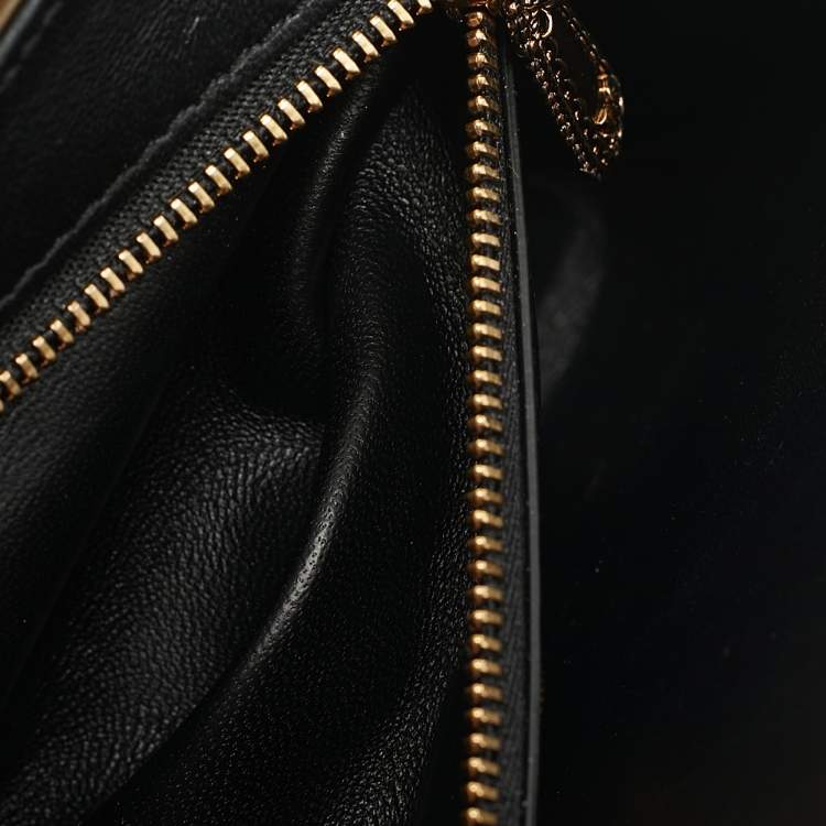 Pre Owned Dolce & Gabbana Gold Quilted Leather Medium Devotion Shoulder Bag