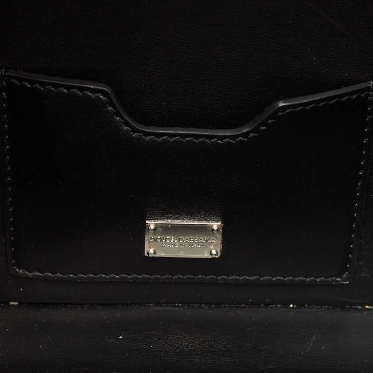 Pre Owned Dolce & Gabbana Grey/Black Acrylic and Snakeskin Trim Radio Boom Box Top Handle Bag