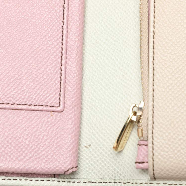 Pre Owned Dolce & Gabbana Multicolor Leather Sicily Lipstick Wallet on Chain