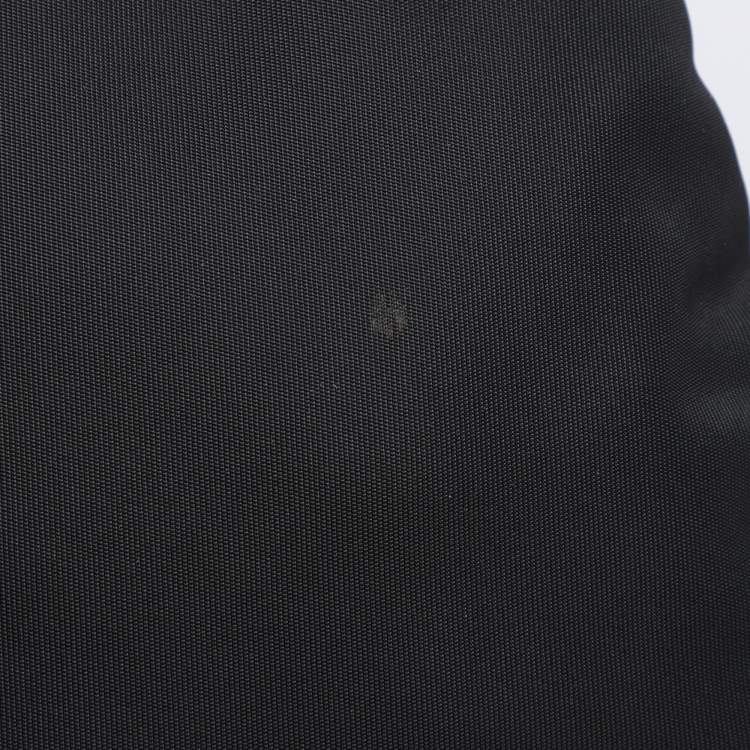 Pre Owned Dolce & Gabbana Black Nylon Logo Pouch