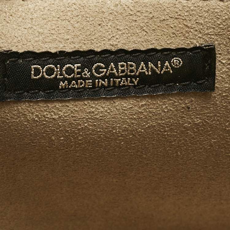Pre Owned Dolce & Gabbana Red Leather Small Soft Sicily Top Handle Bag
