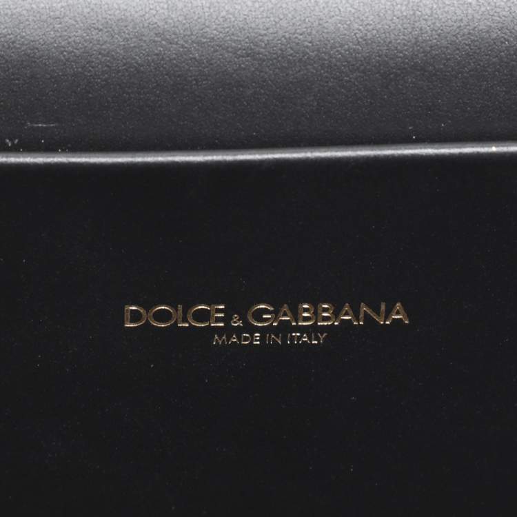 Pre Owned Dolce & Gabbana Gold Leather Devotion Belt Bag