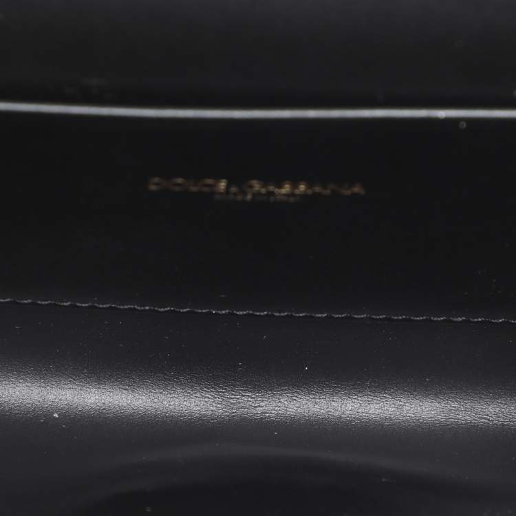 Pre Owned Dolce & Gabbana Gold Leather Devotion Belt Bag