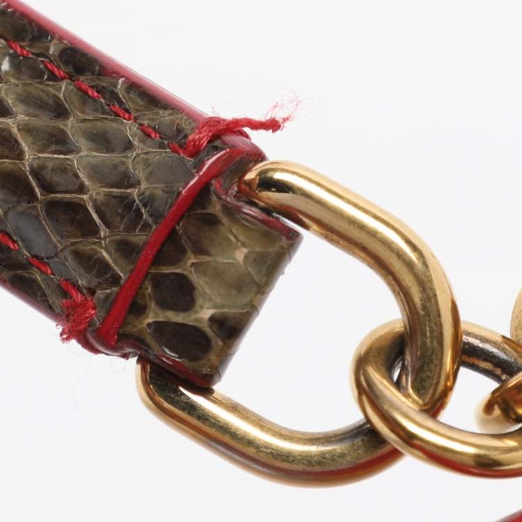 مملوكة مسبقًا Dolce & Gabbana Multicolor Mix Exotic Small Miss Sicily Top Handle Bag