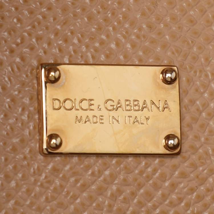 مملوكة مسبقًا Dolce & Gabbana Multicolor Mix Exotic Small Miss Sicily Top Handle Bag