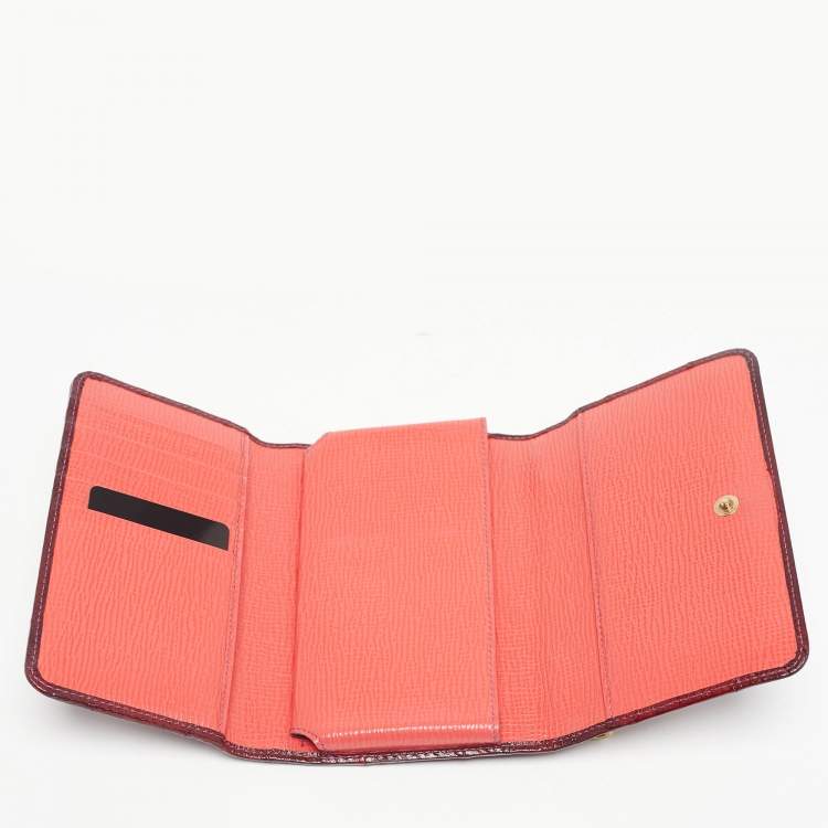 Pre Owned Dolce & Gabbana Multicolor Eel Leather Miss Sicily Von Wallet On Chain