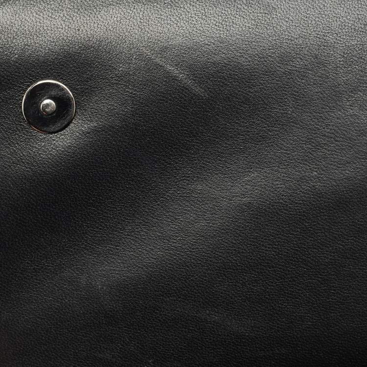 Pre Owned Dolce & Gabbana Black Quilted Leather DG Girls Shoulder Bag