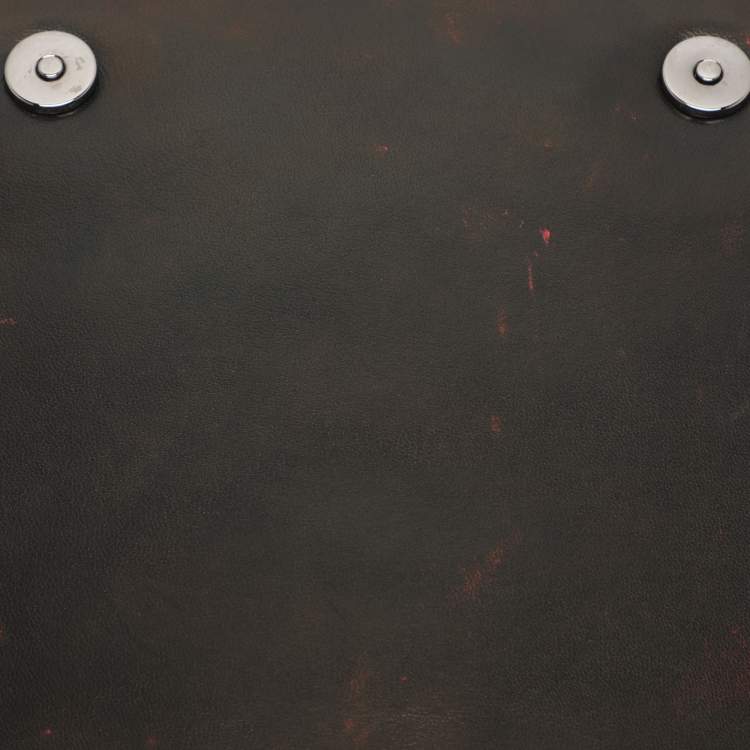 Pre Owned Dolce & Gabbana Black Leather DG Girls Crossbody Bag